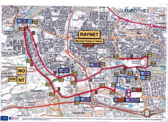 Glenrothes 10k Map